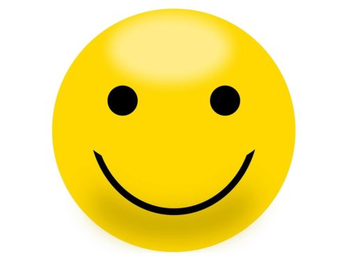 Yellow smiley emoji face