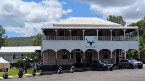 Timber double story pub in Soomerset region